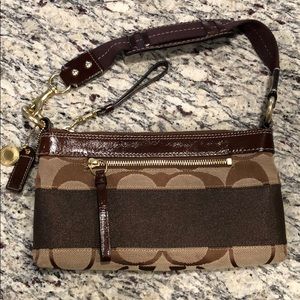 Coach clutch/shoulder bag- like new never used